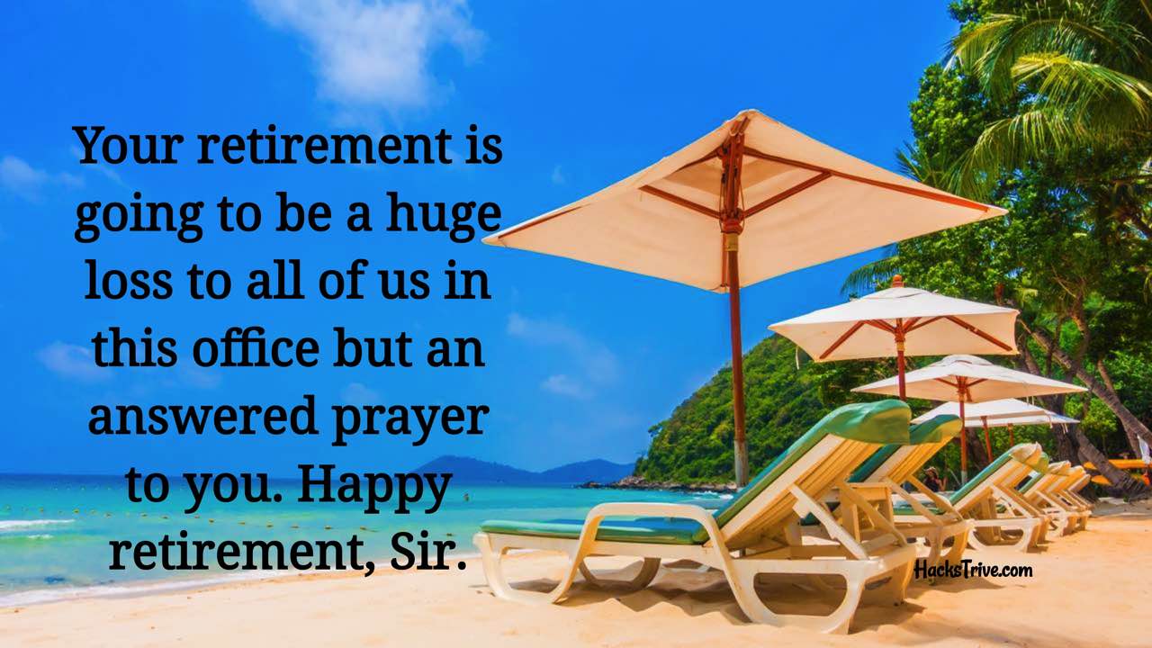 Funny Retirement Wishes For Boss